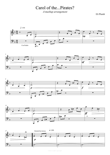 Carol Of The Bells (arr. Eli Plumb)
