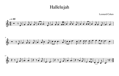 Hallelujah (arr. Julia Mills)