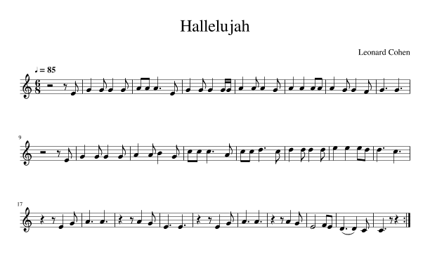 Hallelujah (arr. Julia Mills)