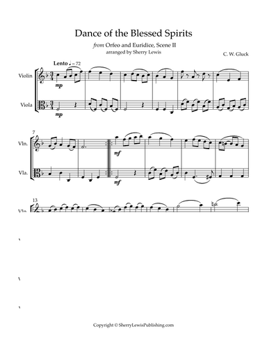 Dance of the Blessed Spirits (arr. Sherry Lewis)
