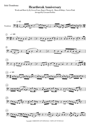 Heartbreak Anniversary (arr. Giovanni Porfirio)