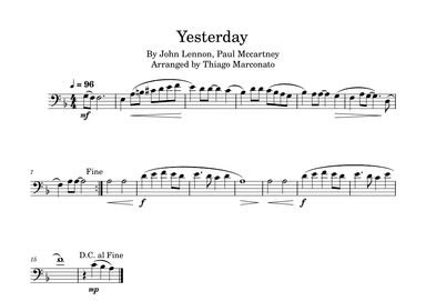 Yesterday (arr. Thiago Marconato)