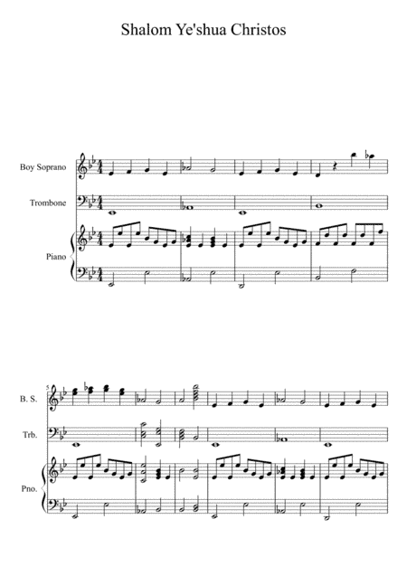 Shalom Ye'shua Christos