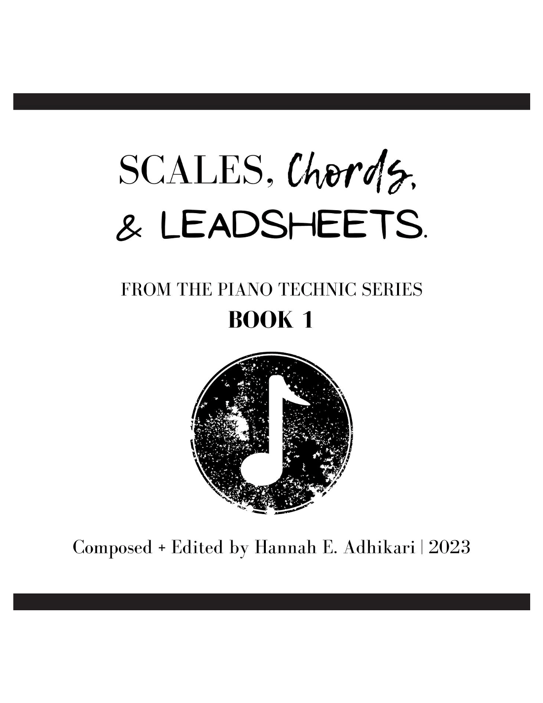 Scales, Chords, and Leadsheets. Book 1