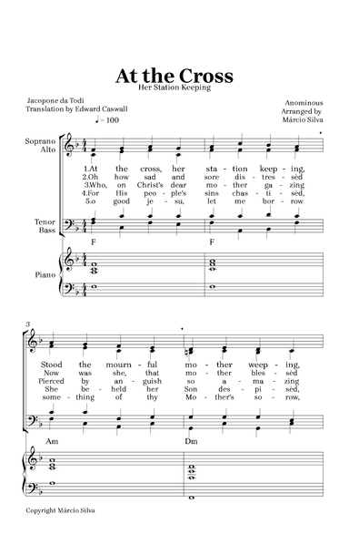 At the Cross, Her Station Keeping (arr. Márcio Silva)