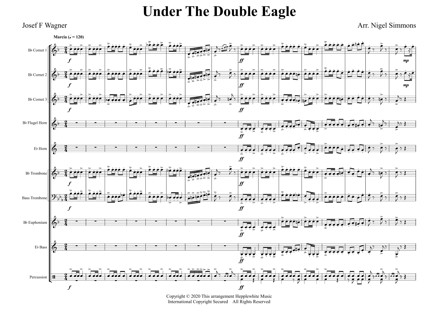 Under The Double Eagle (arr. Nigel Simmons)