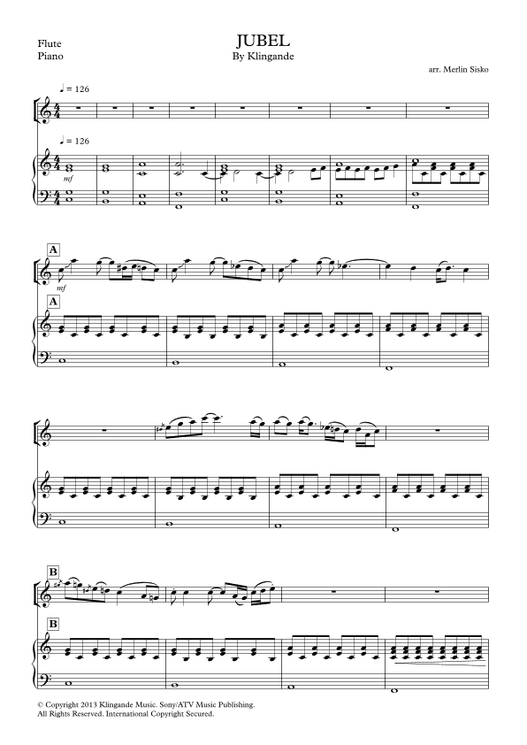 Jubel (arr. Merlin Sisko)