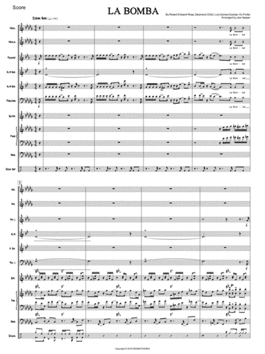 La Bomba (spanglish Version) (arr. Joseph Hasper)