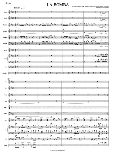 La Bomba (spanglish Version) (arr. Joseph Hasper)