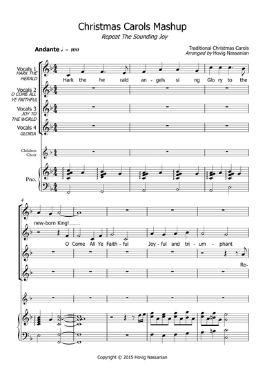Christmas Carols Mashup (arr. HOVIG NASSANIAN)