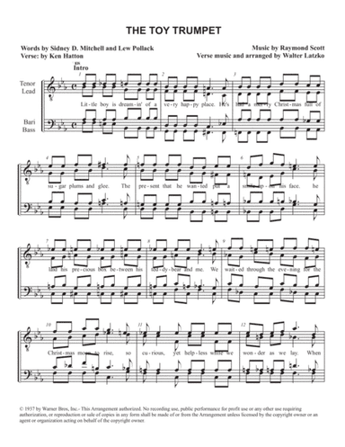 The Toy Trumpet (arr. Walter Latzko)