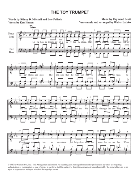 The Toy Trumpet (arr. Walter Latzko)