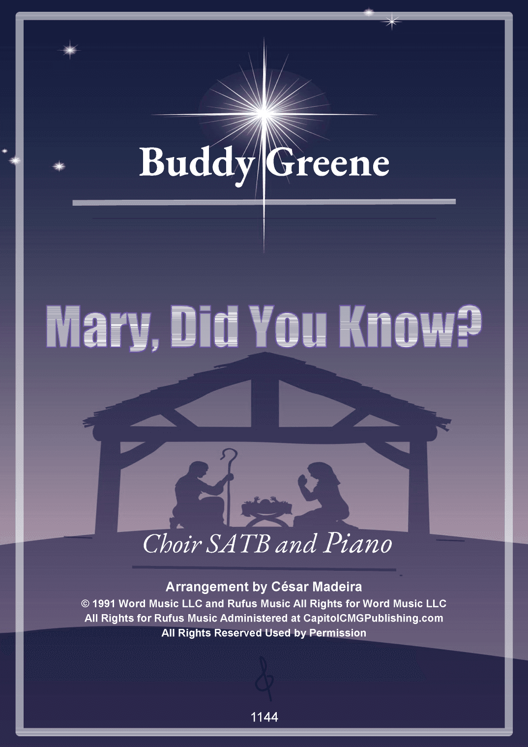 Mary, Did You Know? (arr. César Madeira)