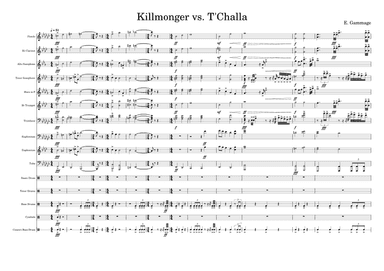 Killmonger Vs T'challa (arr. Ethan Gammage)