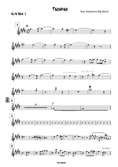 Tschpiso (arr. Roy Hargrove Big band)