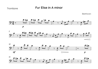 Fur Elise (arr. Sales)