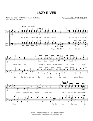 Lazy River (arr. Jon Nicholas)
