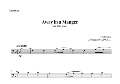 Away in a Manger (arr. G.D.V.S.L.J)
