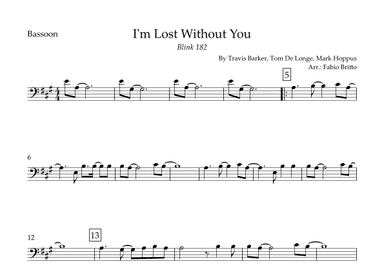 I'm Lost Without You (arr. Fabio Britto)