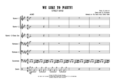 We Like To Party! (arr. The Brass Holes Brass Band)
