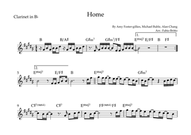 Home (arr. Fabio Britto)