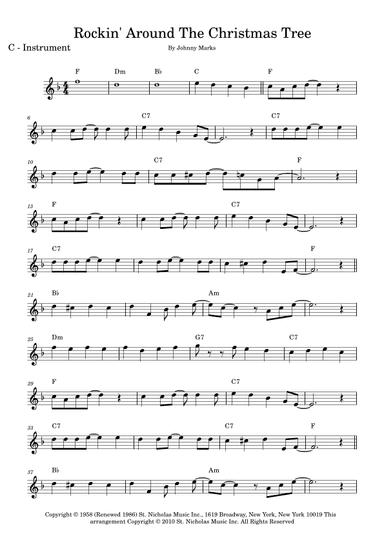 Rockin' Around The Christmas Tree (arr. Fabio Eduardo de Oliveira)