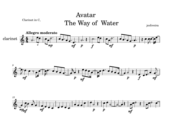 The Way Of Water (arr. julio cesar)