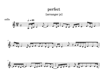 Perfect (arr. julio cesar)