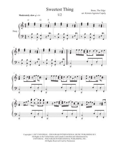Sweetest Thing (arr. Kirsten Agresta Copely)