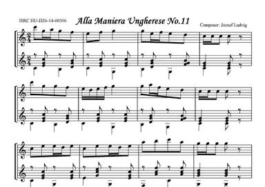 Alla Maniera Ungherese No.11