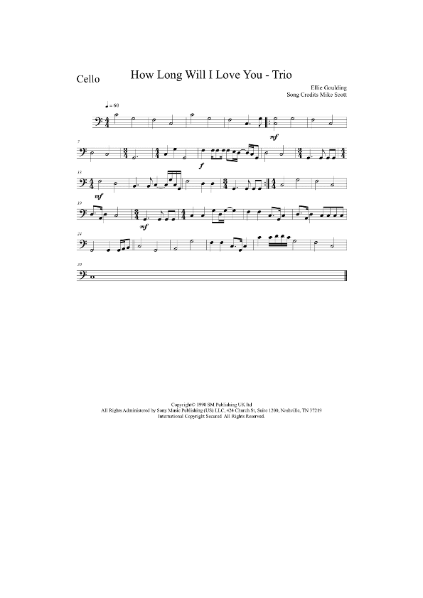 How Long Will I Love You (arr. Mimi Croft)