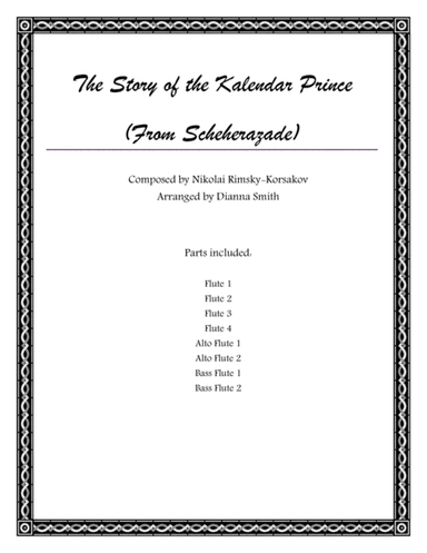 Scheherazade- The Kalendar Prince (Flute Choir) (arr. Dianna Smith)