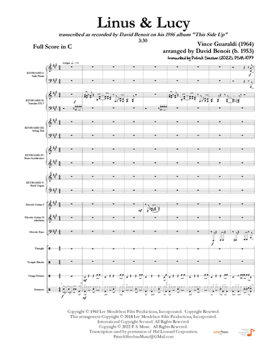 Linus And Lucy (arr. Patrick Sheehan)