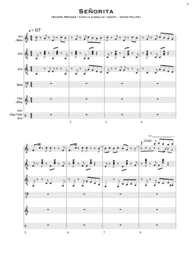 Senorita (arr. Omar Felipe (Spanish guitarist))