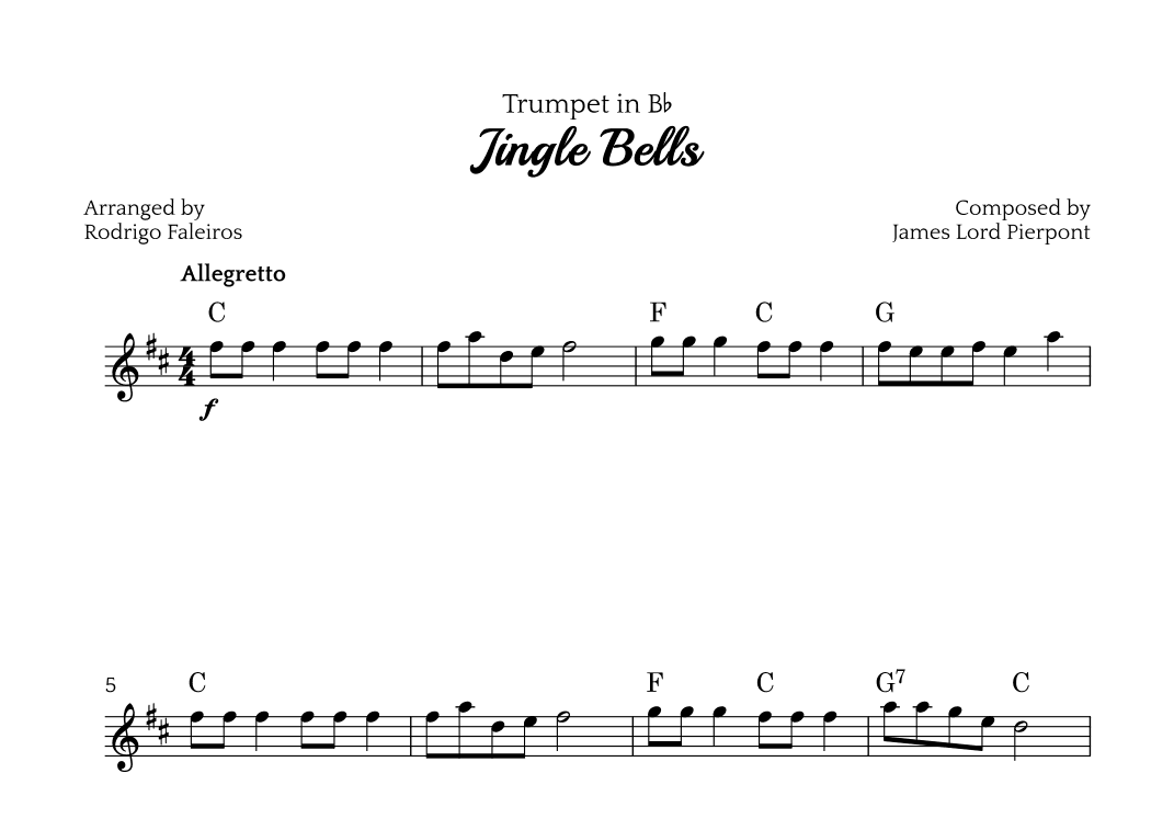Jingle Bells (arr. Rodrigo Faleiros)