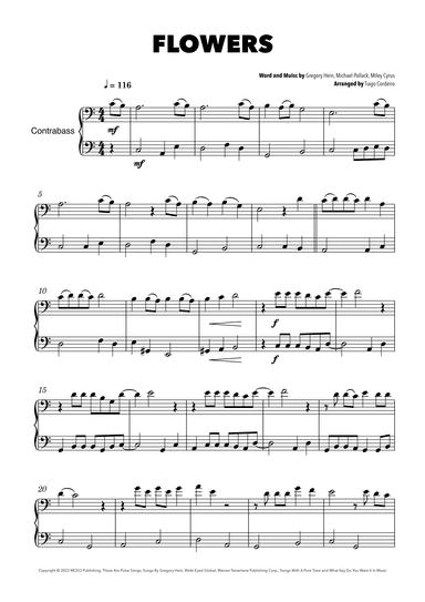 Flowers (arr. Tiago Cordeiro)