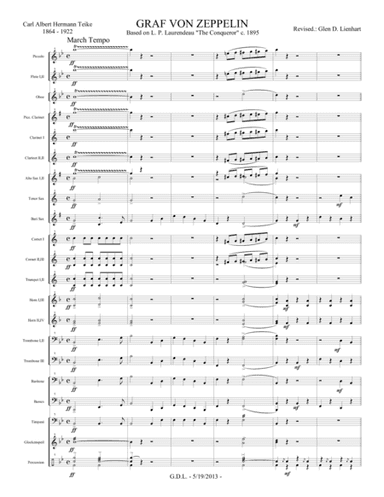 Graf von Zeppelin - Extra Score (arr. Glen D. Lienhart)