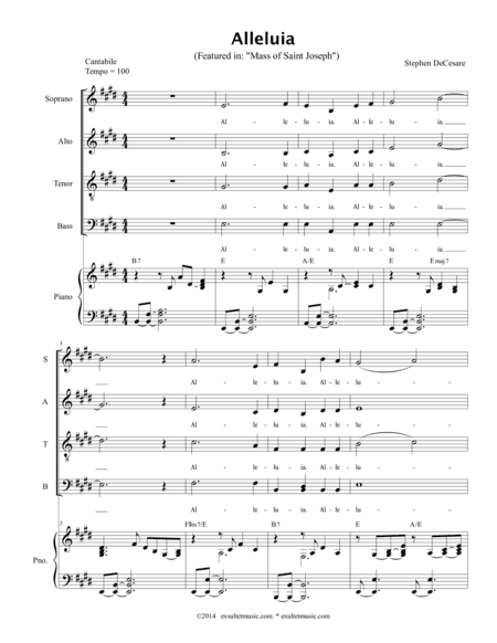 Alleluia (from "Mass of Saint Joseph")