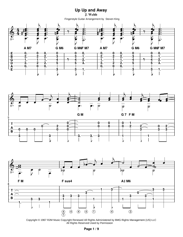 Up, Up And Away (arr. Steven Michael King)