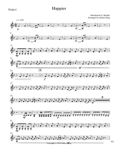 Happier (arr. Adrian Pang)