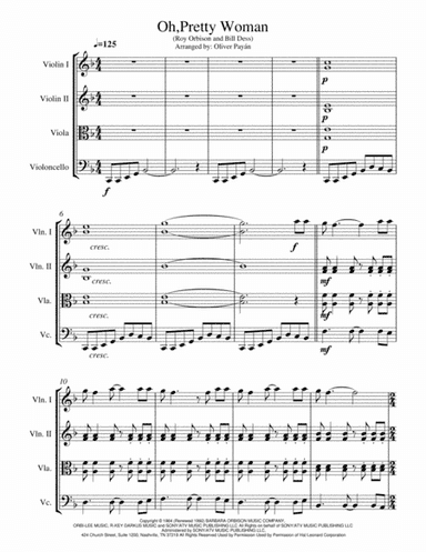 Oh, Pretty Woman (arr. Oliver Payán)