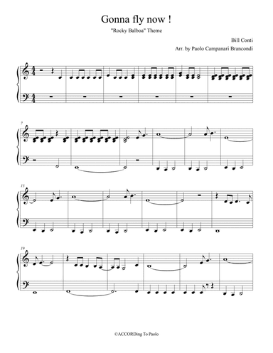 Gonna Fly Now (arr. Paolo Campanari Brancondi)