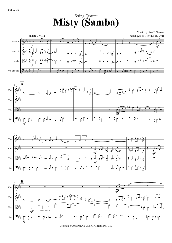 Misty (arr. Thomas Graf)