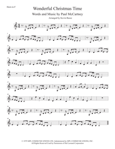 Wonderful Christmastime (arr. Kevin Busse)