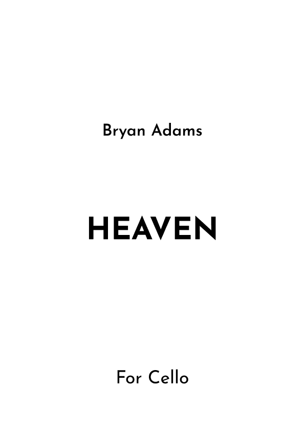 Heaven (arr. Jireh J.)