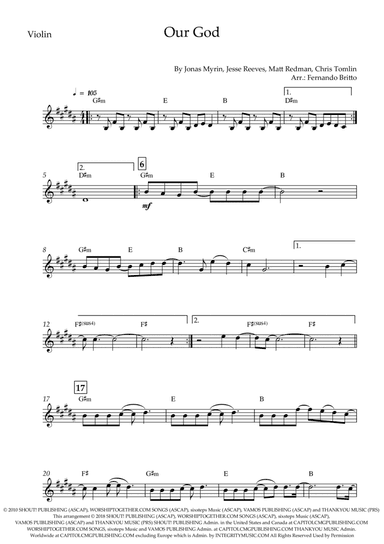 Our God (arr. Fernando Britto)