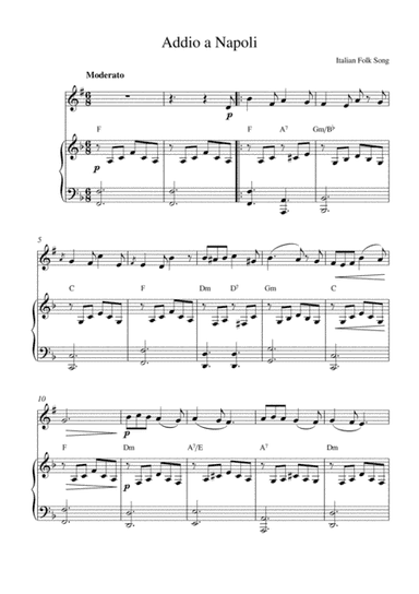 Addio a Napoli (arr. Kaiserin Rebecca)