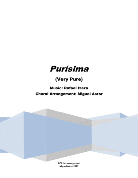 Purísima (arr. Miguel Astor)