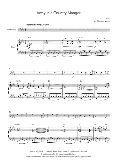Away in a Country Manger (arr. Hoopla Sheet Music)