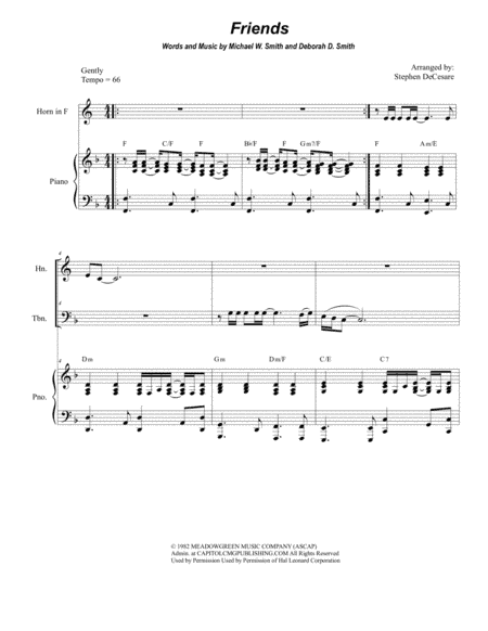 Friends (arr. Stephen DeCesare)